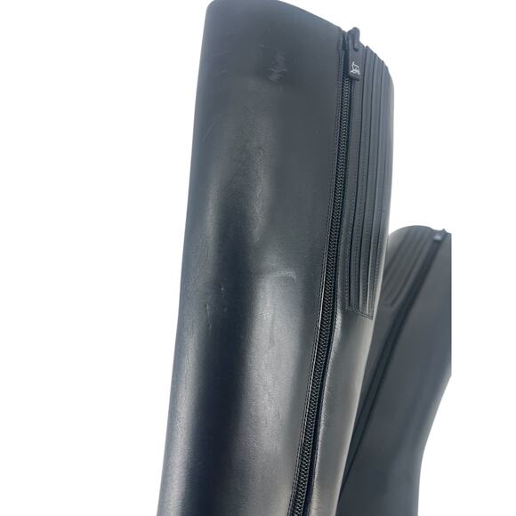Christian Louboutin Kate Botta 85mm Leather Knee High Boots in Black - Picture 12 of 16